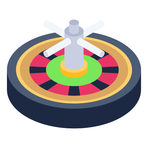 Casino roulette icon